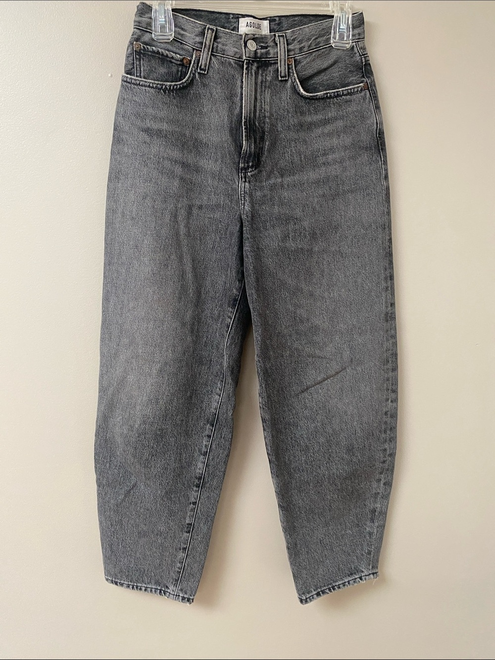 Agolde Women's Boyfriend Jeans in Black Wash